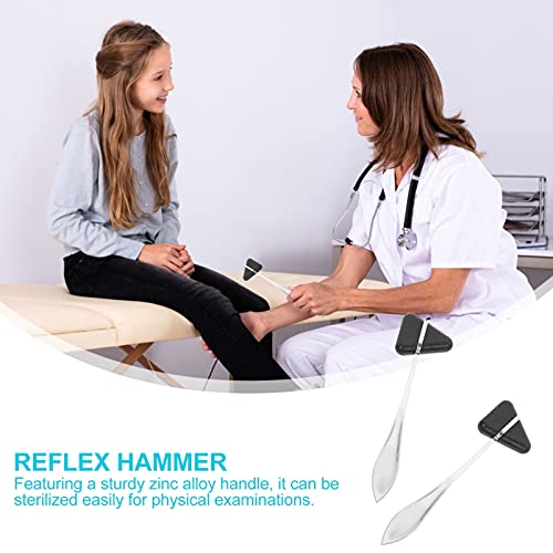 Scicalife 2 Piezas de Martillo para Reflejos para Respuestas Cutáneas Y Superficiales Martillo de Luz para Reflejos Herramienta Médica para Pruebas de Reflejos