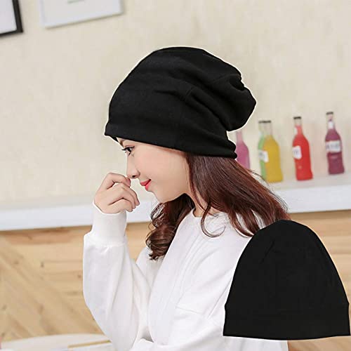 secruk Satin Lined Sleep Cap Slouchy Cap Curly Girl Slap Headwear Regalos Se Adapta a Las Mujeres con Cabello Rizado Capo Ultra Suave Suave y Transpirable Natural Rotura Cabello y Carefully