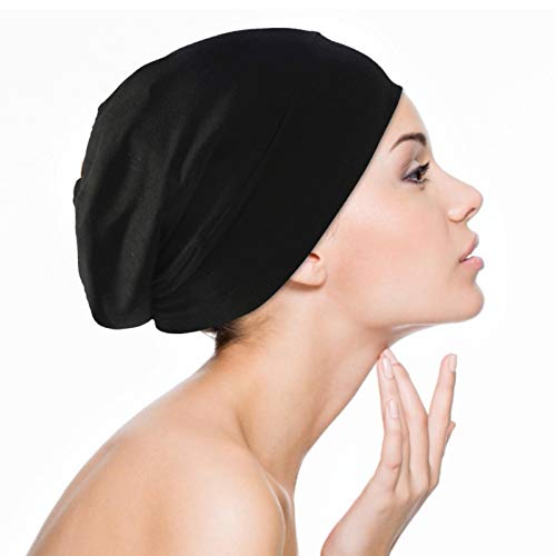 secruk Satin Lined Sleep Cap Slouchy Cap Curly Girl Slap Headwear Regalos Se Adapta a Las Mujeres con Cabello Rizado Capo Ultra Suave Suave y Transpirable Natural Rotura Cabello y Carefully