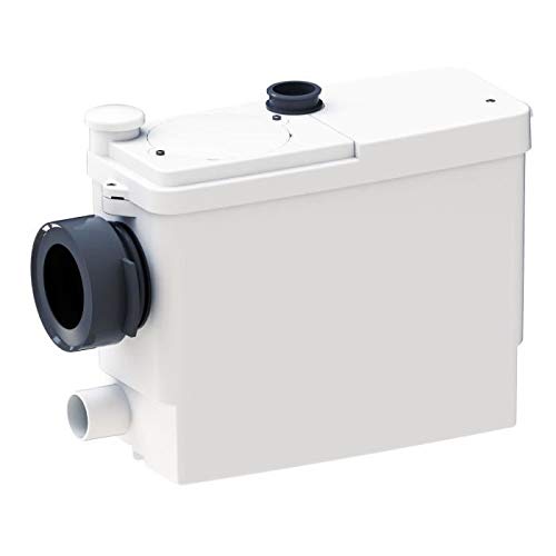 SFA 0017UP - Bomba de elevación SanipACK Pro UP | es el único triturador que se acopla completamente en una pared y en el interior de todos los edificios de soporte comercial, color blanco