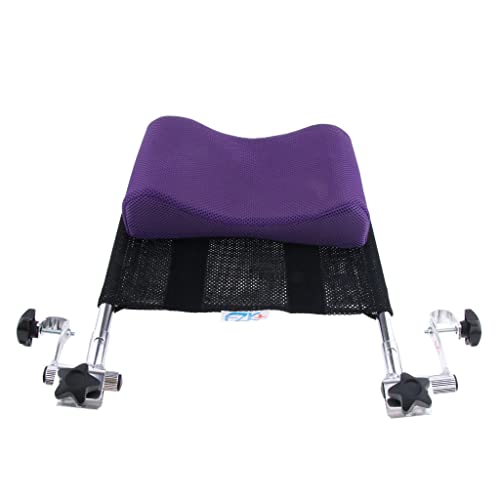 sharprepublic Soporte para Cuello Cojín Respaldo para Silla de Ruedas de Tela de Malla y Esponja Resistente y Ligera - Púrpura