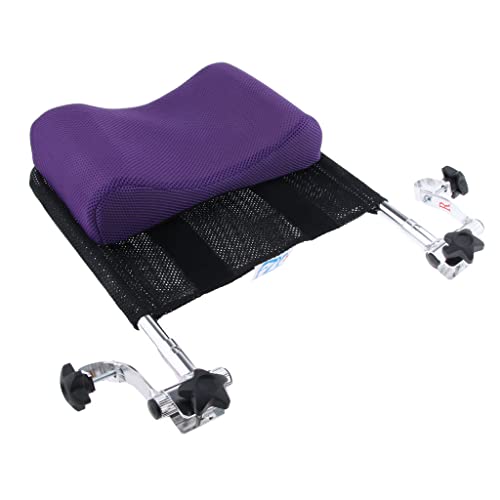sharprepublic Soporte para Cuello Cojín Respaldo para Silla de Ruedas de Tela de Malla y Esponja Resistente y Ligera - Púrpura