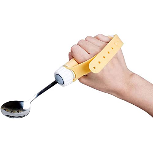 SHENXIAOMING Kit De Tenedor Y Cuchara Fácil De Sostener - Ayudas para Comer Giratorias 360 ° - Utensilio Adaptable para Ancianos, Parkinson, Artritis, Accidente Cerebrovascular Y Agarre Débil