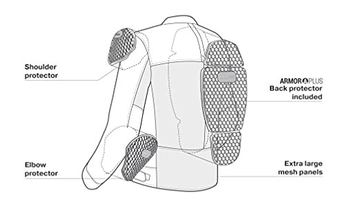 SHIMA OPENAIR Chaqueta Moto Hombre | Ligera y Transpirable Cazadora Moto Mesh de Verano Hombre con CE Espalda, Hombros, Codos Protecciones, Ajuste de la Anchura (Marrón, XL)