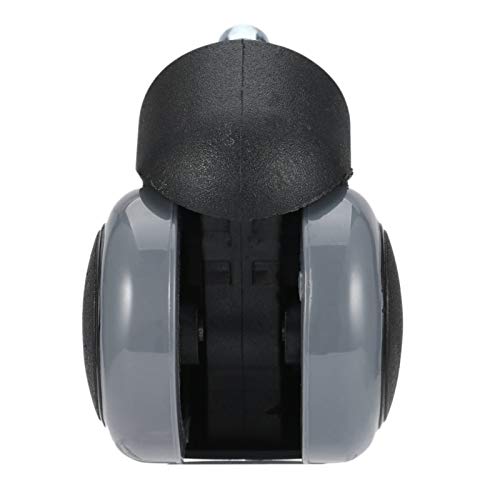 SHOP YJX 1 PC De Goma Durable 360 ​​Grados Que Giran La Rueda Giratoria del Balanceo Oficina Ruedas Ordenador Silla Ruedas Roscada del Vástago