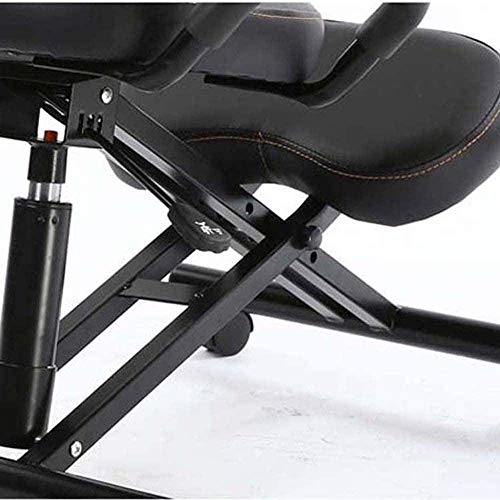 Silla de corrección de postura Soporte para la columna vertebral Taburete ajustable para el dolor lumbar, Silla para computadora Mango del respaldo vertical, Cojín grueso para la rodilla Silla para ar