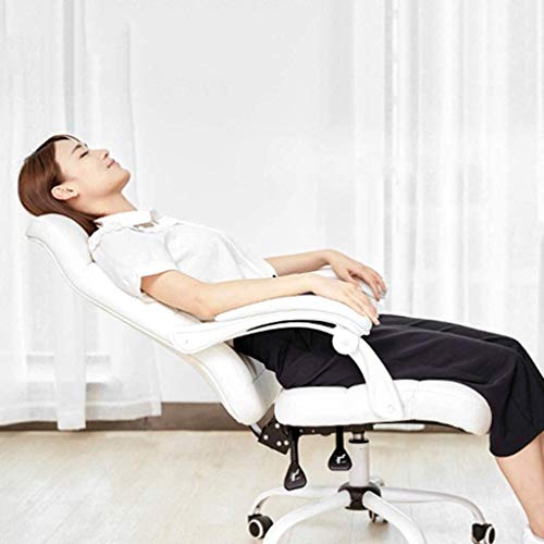 Silla de Oficina Horario de espalda alta de lujo de 360 ​​grados, muebles de oficina, silla de computadora, silla de estudiante, altura, altura, altura, silla de oficina ajustable ( Color : Brown )