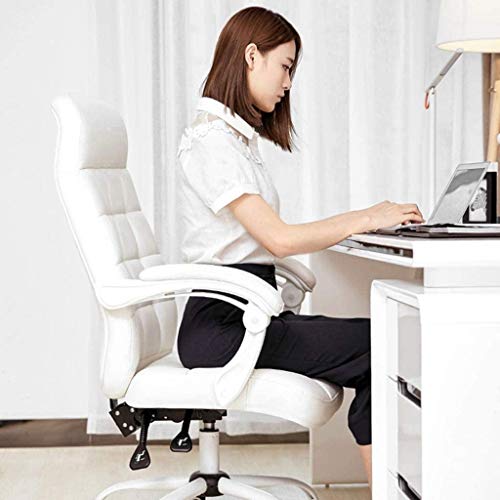 Silla de Oficina Horario de espalda alta de lujo de 360 ​​grados, muebles de oficina, silla de computadora, silla de estudiante, altura, altura, altura, silla de oficina ajustable ( Color : Brown )