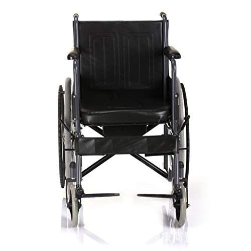 Silla de ruedas Aluminio, Plegables Ligeras con Una Batea De Cama, Autopropulsada