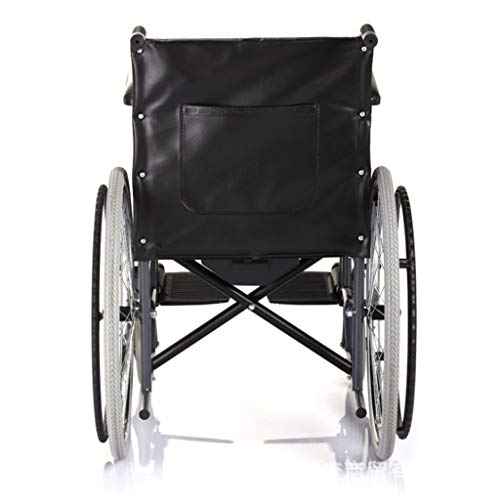 Silla de ruedas Aluminio, Plegables Ligeras con Una Batea De Cama, Autopropulsada