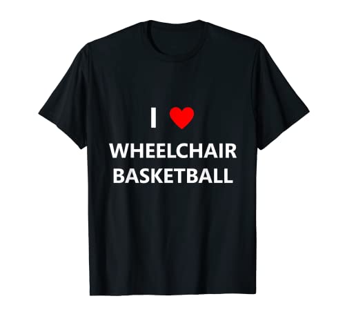 Silla de ruedas baloncesto deportes aros jugador Camiseta