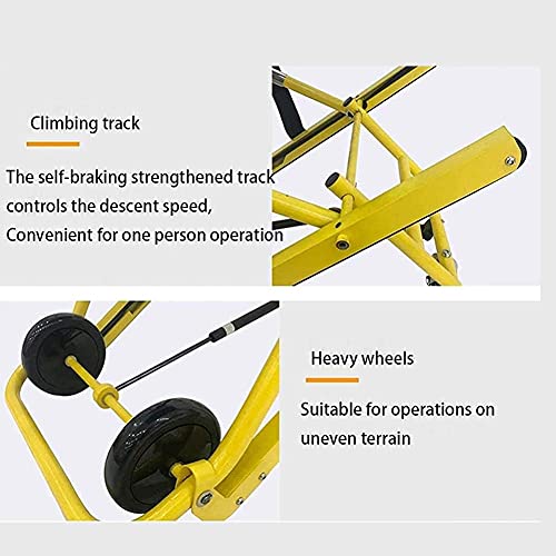 Silla de ruedas Silla elevadora de rescate de emergencia Silla de escalera plegable Camilla para subir escaleras Silla de escalera elevadora de evacuación de bombero Operación para una sola persona