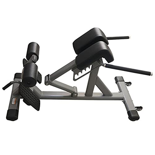 Silla Romana Banco de la máquina de hiperextensión de la Silla Romana para el Entrenamiento en la Espalda Baja Hyper Ejercicios (Color : Black, Size : 135x62x92cm)