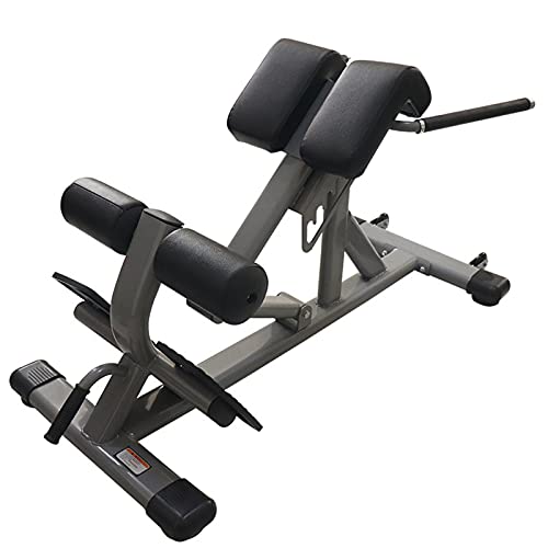 Silla Romana Banco de la máquina de hiperextensión de la Silla Romana para el Entrenamiento en la Espalda Baja Hyper Ejercicios (Color : Black, Size : 135x62x92cm)