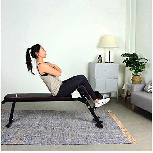 Silla Romana Banco de Peso Ajustable Silla Romana Hiperextensión Entrenamiento de Entrenamiento Press para Entrenamiento de Cuerpo Completo Plano Plegable/inclinación/declinación Inicio Gimnasio F