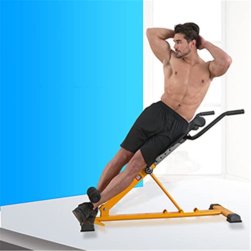 Silla Romana Bancos de Peso Ajustables 90 ° Placa Abdominal hacia atrás Hiperextensión Plegable Silla Romana para AB/Abajo ANTENSIÓN/Dip ESTACIÓN Multi-Entrenamiento HOGAR Gym