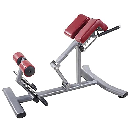 Silla Romana Hiperextensión Ajustable Banco Romano Silla Atrás Equipo de extensión para el hogar Gimnasio Ejercicio de Ejercicios Abdominales (Color : Red, Size : 140x70-88x65cm)