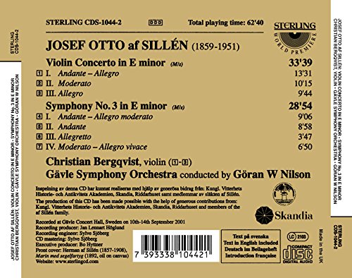 Sillen : Symphonie n° 3