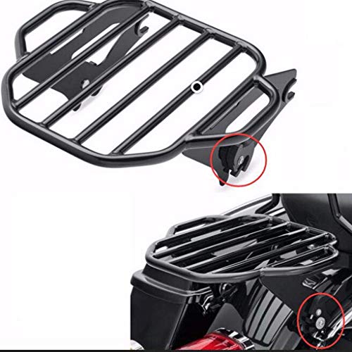 Sissy Bar Desmontable Respaldo Portaequipajes Clip Kit de Clip de Sujeción Portaequipajes