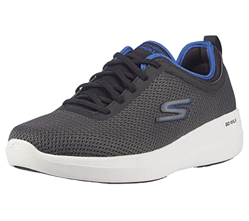 Skechers Go Walk MAX Deluxe, Zapatillas Hombre, Negro, 42 EU