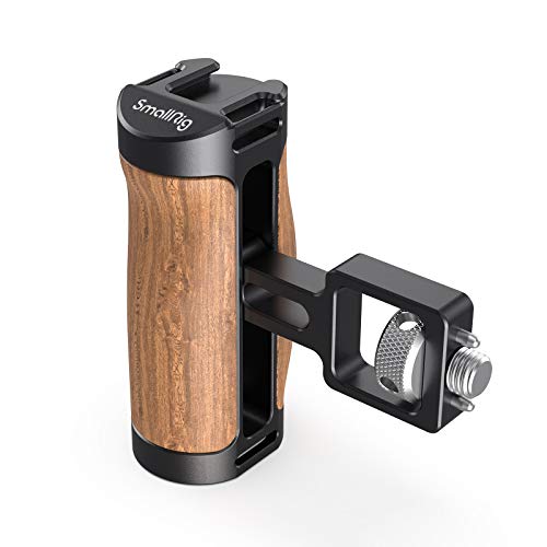 SMALLRIG Mini Mango Lateral de Madera (Montaje Estilo ARRI) para Cage de Cámara - 2914