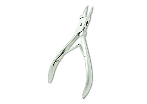SMI - 13 cm Alicates cortaúñas para uñas encarnadas, precisión Alicates para uñas, instrumentos de podología, acero inoxidable