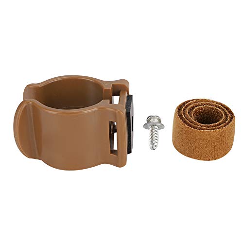 Soapow Soporte multifunción para bastón de senderismo con clip para bastón y muleta para hebilla, soporte para paraguas, accesorio de fijación