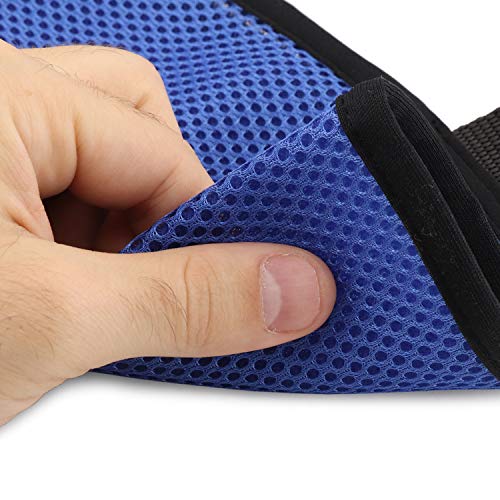 Soles Cabestrillo de Malla pediátrico con correa acolchada (Azul)