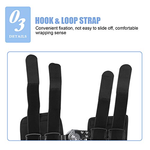 Soporte de codo con bisagras, protector de eliminación de estabilización de fractura de brazo ajustable para dolor de codo(#1)