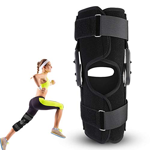 Soporte de Rodilla, Ortesis Rodilla Rodilleras Menisco y Ligamento Antirresbaladizo Protector de Rodilla Estabilizador de Rodilla Rodilleras para Artrosis Protección para el Alivio del Dolor(M)