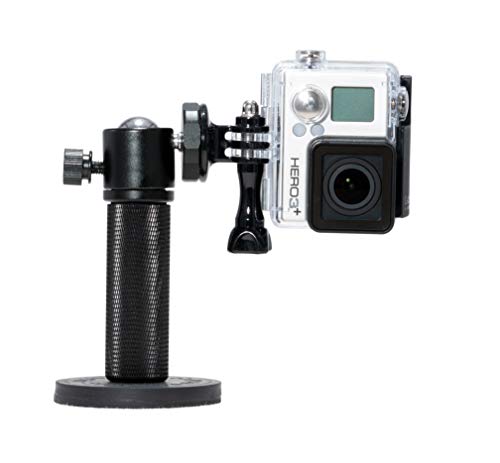 Soporte magnético de goma de 66 mm con rosca interior de 1/4 pulgadas, DSLR, cámara de vídeo, cámara de acción para smartphone, lámpara de estudio, soporte para coche, imán de neodimio de Stenbeek (1)
