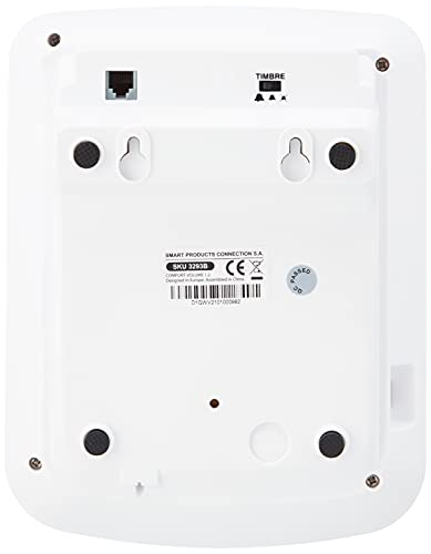 SPC Comfort Volume Teléfono Fijo con Teclas Grandes y Volumen Extra Alto, Blanco
