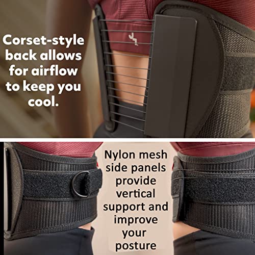S.P.I.N.E. Brace BBSPINE-3540 Cybertech Spine Brace, Nylon, Large, Black