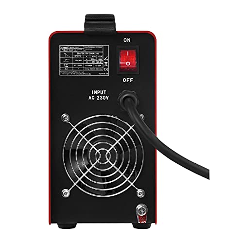 Stamos Germany Soldador Inverter Soldadora Equipo de Soldadura Electrodo MMA S-MMA-200PI.2 (200 A, IGBT, Hot Start, Pantalla LED, incl. accesorios)