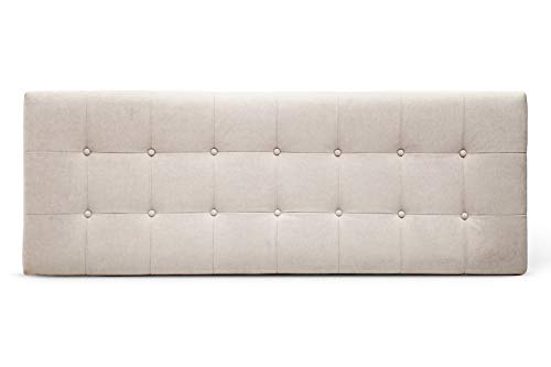 SUENOSZZZ-ESPECIALISTAS DEL DESCANSO Cabeceros de Cama 135 cm. Cabezales de Cama Acolchado Zurich. Cabezal tapizado ACUALINE limpiafacil. Cabeceros de Cama Matrimonio. Color Beige.