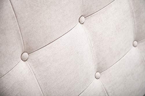 SUENOSZZZ-ESPECIALISTAS DEL DESCANSO Cabeceros de Cama 135 cm. Cabezales de Cama Acolchado Zurich. Cabezal tapizado ACUALINE limpiafacil. Cabeceros de Cama Matrimonio. Color Beige.