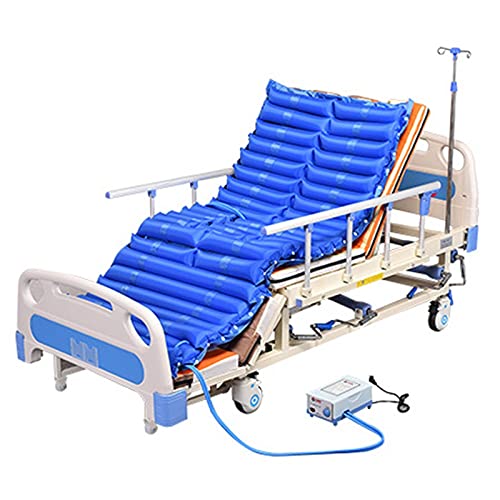 SUMBITOD Colchón antiescaras, colchón de Aire amortiguado antiescaras con Orificio, para el Tratamiento de úlceras por presión y úlceras por presión, Adecuado para Pacientes Ancianos y paralizados