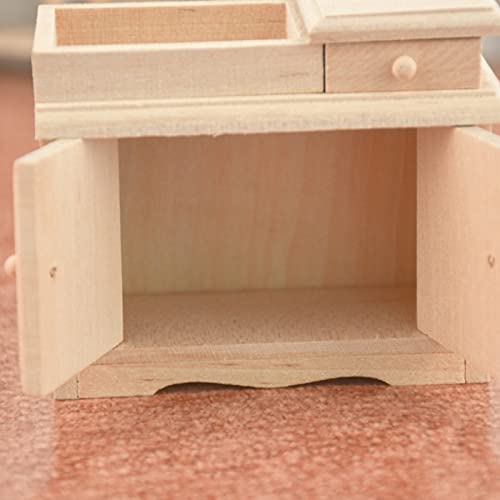 SunniMix 1/12 báscula de casa de muñecas lavamanos Micro Tipo Muebles gabinete Accesorios de Disparo Manualidades simulando baño Cocina Decoración Accesorios