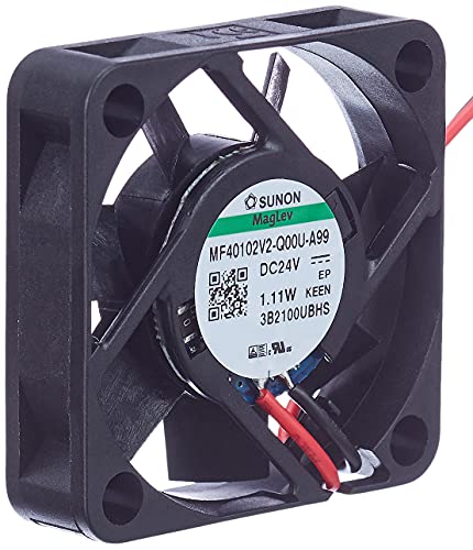 Sunon MF40102V2-A99 - Ventilador (24 V CC, 1,11 W, 40 x 40 x 10 mm, 11,9 m³/h, 5800 rpm)