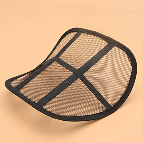 SUPVOX 4 Piezas Cojines Lumbares Respaldos de Poliéster de Malla Soporte de Cintura Cojines de Relajación Almohadillas de Soporte para La Espalda Marcos de Cintura para Tienda Coche Oficina Hogar