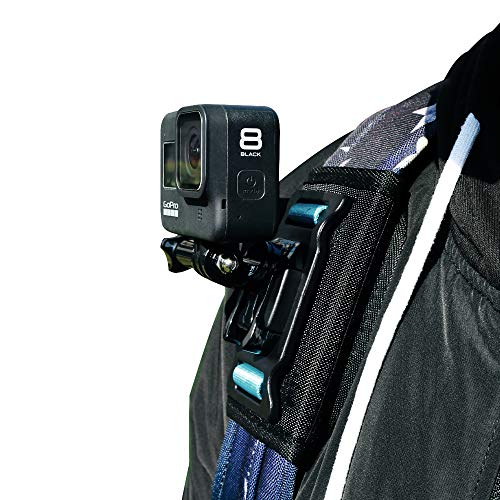 SUREWO - Soporte para correa de hombro de mochila, compatible con todas las cámaras GoPro: Hero 7(2018), 6 y 5 Black; Hero 5 Session, Hero 4 Silver y la mayoría de cámaras de acción