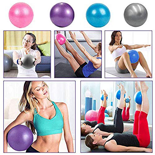 SWINILAYA Pelota de Ejercicios de Yoga y Pilates de 9,8 Pulgadas para Entrenamiento de Equilibrio de Estabilidad para Entrenamiento de núcleo, Fisioterapia, Mejora el Equilibrio