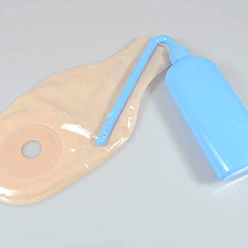 SXFYWYM 2 Bolsas De Plástico para Colostomía, Botella De Limpieza, Botella De Limpieza para Bolsa De Colostomía, Botella De Limpieza para Todo Uso Permanente De Bolsas De Ostomía, 350 Ml