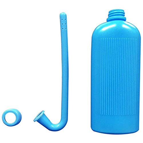 SXFYWYM 2 Bolsas De Plástico para Colostomía, Botella De Limpieza, Botella De Limpieza para Bolsa De Colostomía, Botella De Limpieza para Todo Uso Permanente De Bolsas De Ostomía, 350 Ml