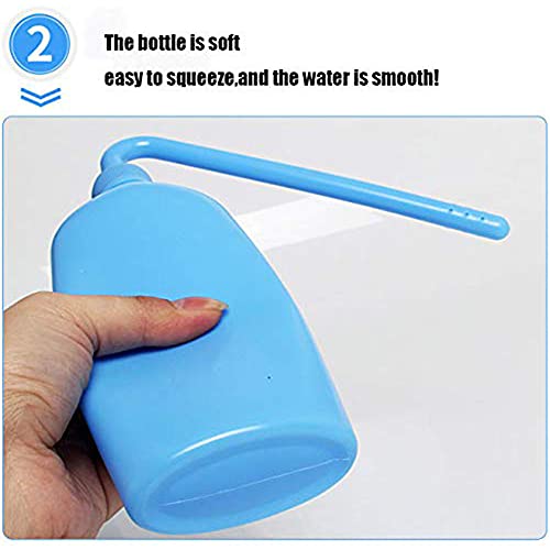 SXFYWYM 2 PCS Herramienta De Limpieza De La Bolsa De Colostomía Botella De Limpieza para La Bolsa De Colostomía Botella De Limpieza para Todas Las Bolsas De Ostomía De Uso Permanente, 350ML