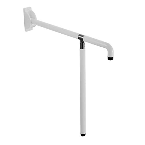 SYTH Barra Asidero para baño, diseño abatible Inoxidable,Agarradera para retrete,Soporte de Asiento para Personas con discapacidad y Personas Mayores para el hogar y el Hotel