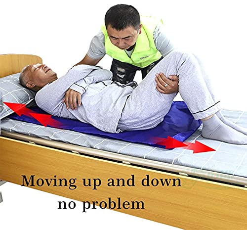 Tabla de transferencia Cinturones,Y reposicionamiento en camas Hospitales y atención domiciliaria, sábanas deslizantes para ayudar en el movimiento de ancianos y discapacitados ( Size : 130X70CM )