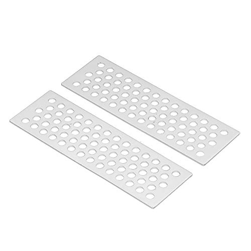Tablero de Arena RC Duradero y sólido, Piezas de simulación RC de Aluminio Escalera de Arena RC, con Mano de Obra Exquisita para orugas RC 1/10(Blue)