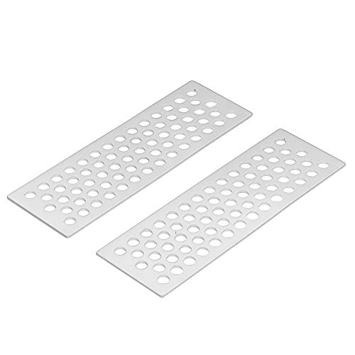 Tablero de Arena RC Duradero y sólido, Piezas de simulación RC de Aluminio Escalera de Arena RC, con Mano de Obra Exquisita para orugas RC 1/10(Blue)