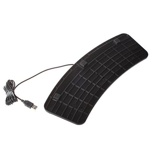 Tamkyo FS3-P USB Foot Triple Interruptor de Pedal de Control del Raton del Teclado de PC del Juego de plastico